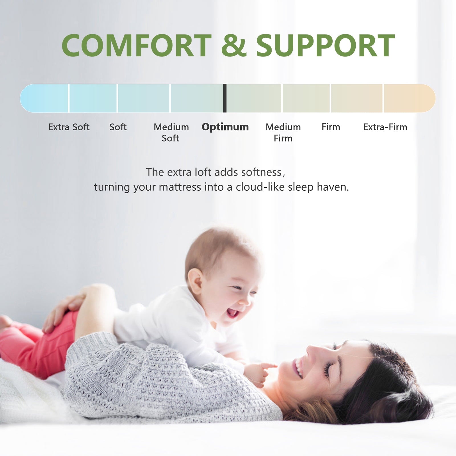 Mattress Topper King Size Bed,Bamboo Extra Thick Mattress Pad Cover Soft Plush Noiseless Down Alternative Fill,with 8-21" Deep Pocket